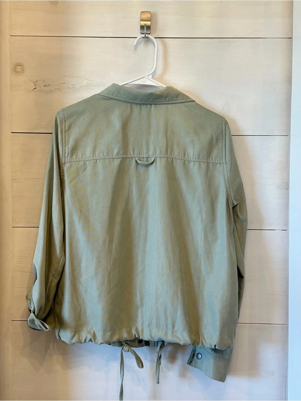 Dusty Sage Lightweight Utility Jacket